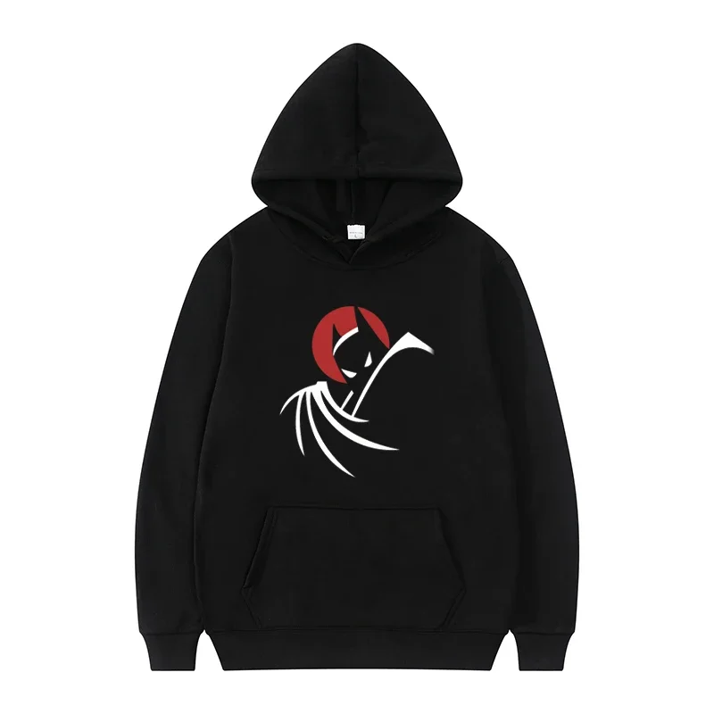 

Autumn and Winter Men's Hooded Sports Bat Animation Series Sweater Anime Clothing Sweater Casual Fashion Fleece Warm Tops