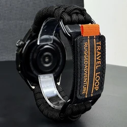 20mm 22mm for samsung galaxy watch 7 6 5 4 44mm 40mm band Gear S3 Frontier 6/4classic 47mm 46mm 43mm HW watch GT5 4 nylon strap