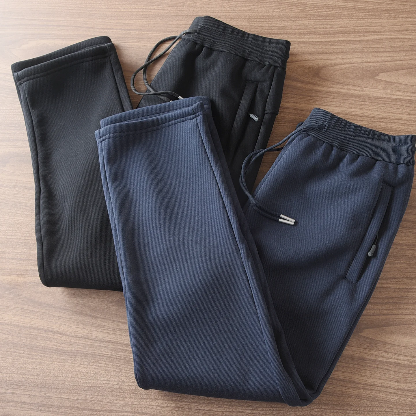 

Мужские зимние утепленные брюки из вельвета на флисовой подкладке, теплые спортивные повседневные брюки прямого кроя на молнии, свободного кроя, для молодежи