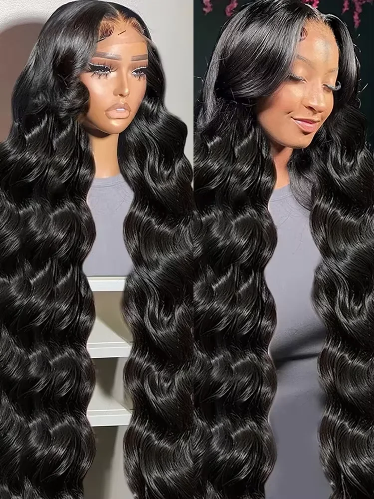 

46 52 Inch 13x6 Hd Lace Frontal Wigs 200 Density 13x4 360 Lace Front Body Wave Human Hair Wigs Brazilian Glueless Wig Preplucked