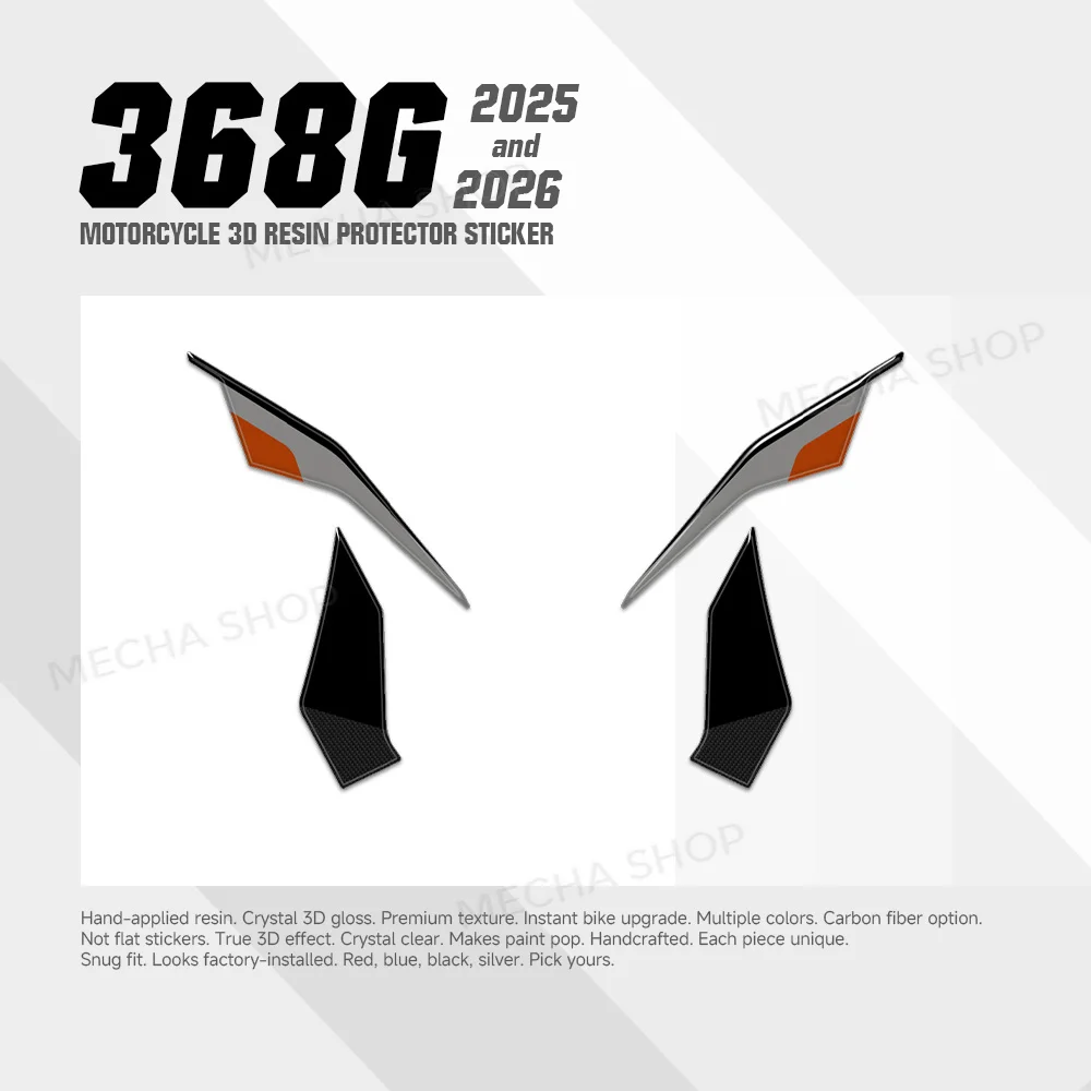 

Internal Shield Stickers for Zontes 368G 2025-2026 3D Resin Sticker Protection Kit Side Tunnel Platform Sticker