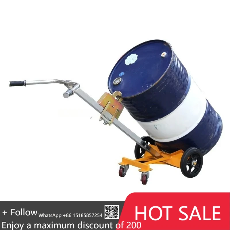 

Convenient drum handling equipment 450 kg steel drum conveyor with silent wheels