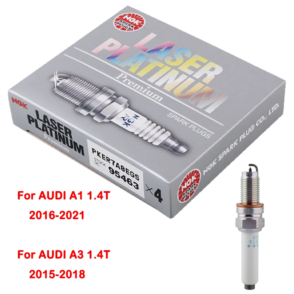 

4/6 шт. свеча зажигания PKER7A8EGS NGK 95463 свеча для AUDI A1 1.4T 2016-2021 CZD A3 1.4T 2015-2018 CUK