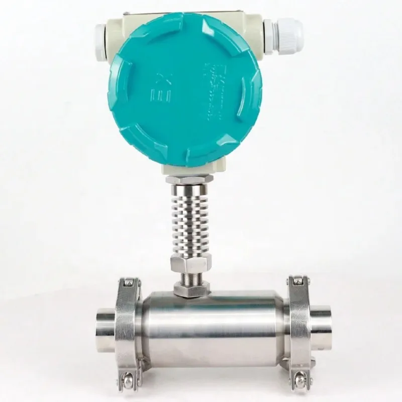 Stainless Steel Sanitary Variable Area Flowmeter DN25 Clamp-On Connection LCD Digital Display IP65 Liquid Water Oil OEM SS304