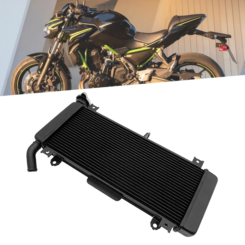 2024 New Z650 Ninja650 ER650 Motorcycle Aluminum Engine Radiator Cooler Cooling Water Tank Fit For Kawasaki Z 650 2017-2022 2023