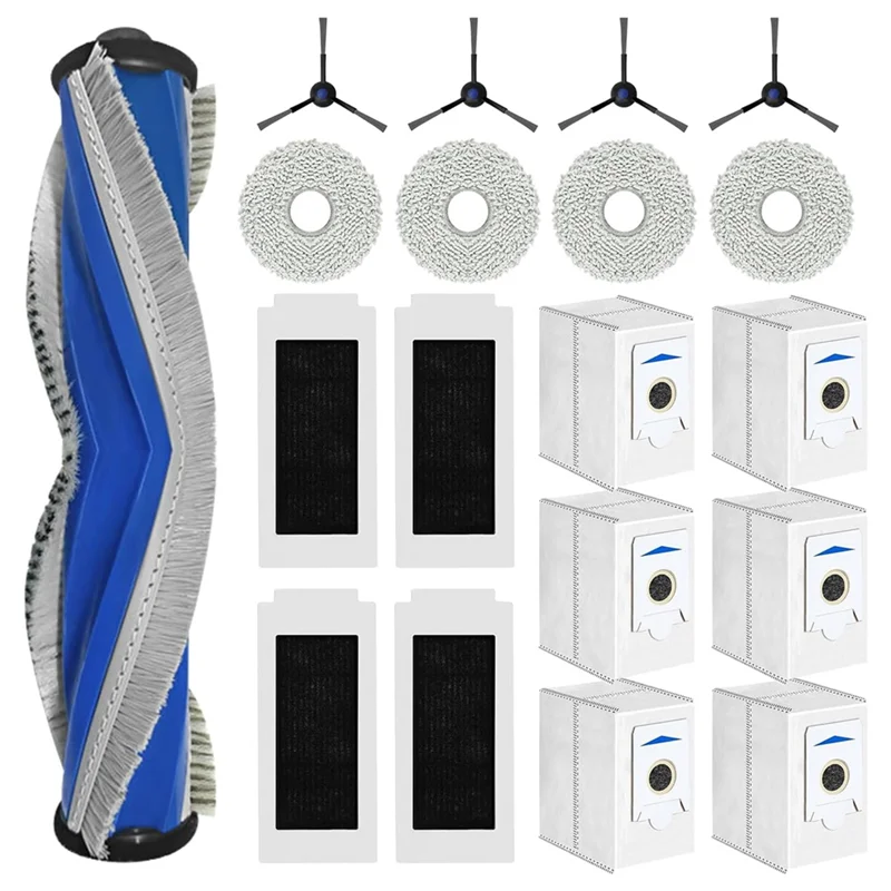 A005-ECOVACS DEEBOT T30S/T30S コンボロボット掃除機メインサイドブラシモップパッド Hepa フィルターダストバッグアクセサリー