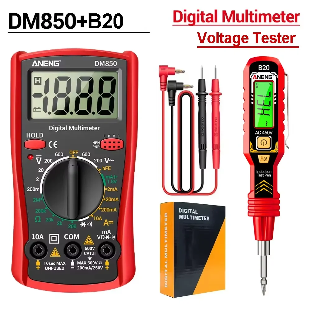 Multimeter Digital - Multi functional digital display anti burn