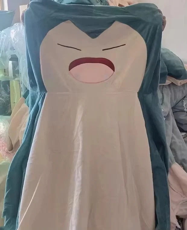 200/150 cm Aoger Pokemon Snorlax Giant Gevulde Leuke Speelgoed Lederen Shell Geen Vulling Knuffel Kussen Kawaii Zachte Cadeau voor Kinderen