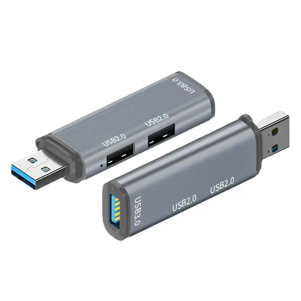 

USB 3.0 One To Three Port Docking Station Splitter, 3-Port Hub, Laptop USB Extender, Mini Model