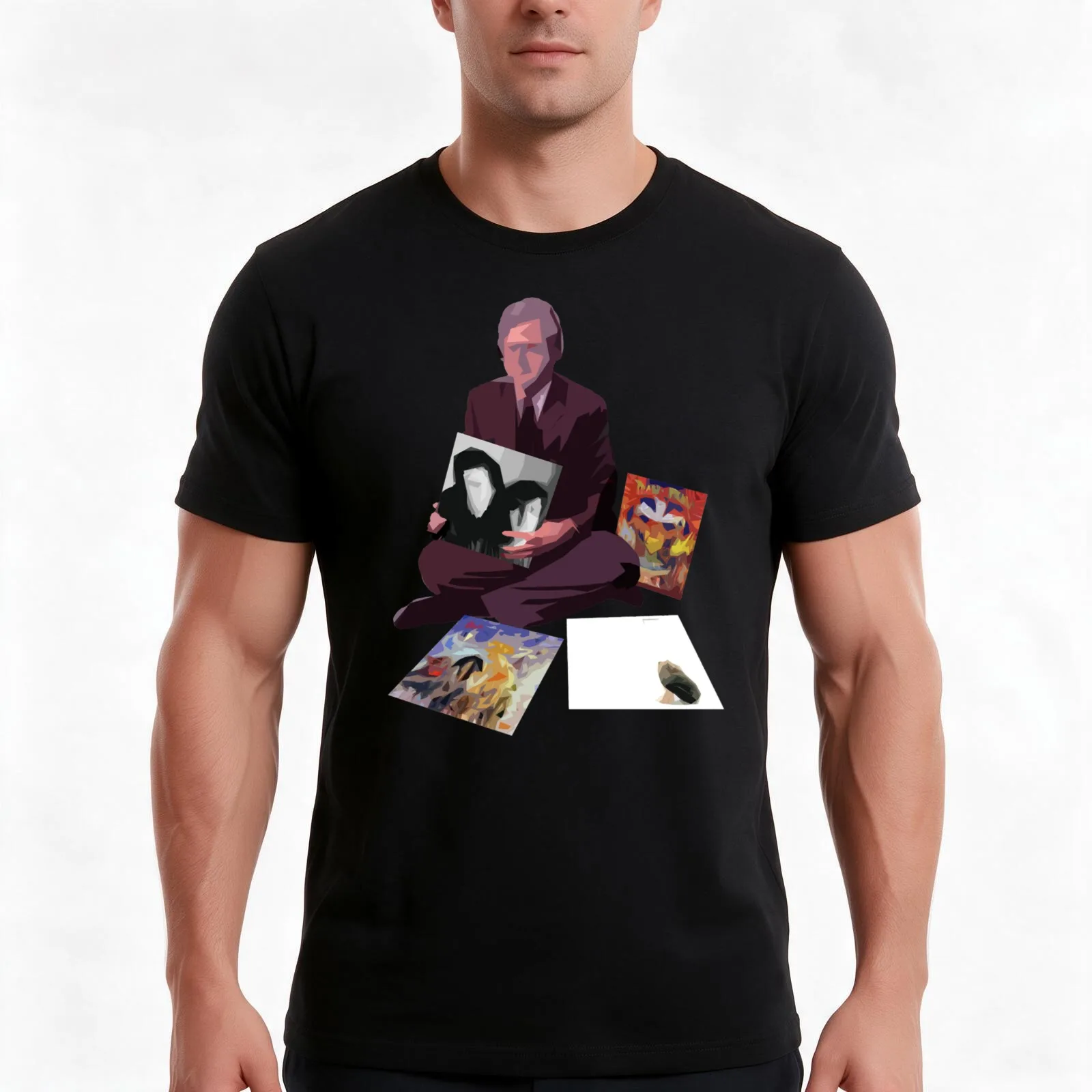 Tears for Fears Minimalist Swag Records T-Shirt, Summer Casual Cotton Tee, Oversized Streetwear Tops, Vintage Graphic Print