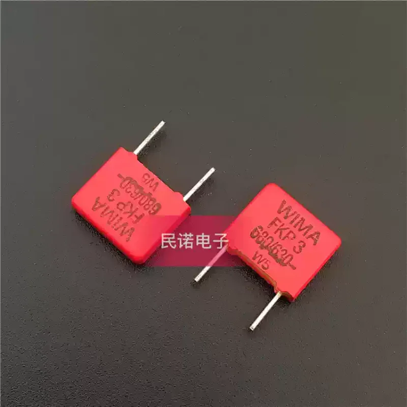 10-100pcs German Weima capacitor WIMA FKP3 630V 0.00068UF 630V681 680PF pin spacing 7.5mm