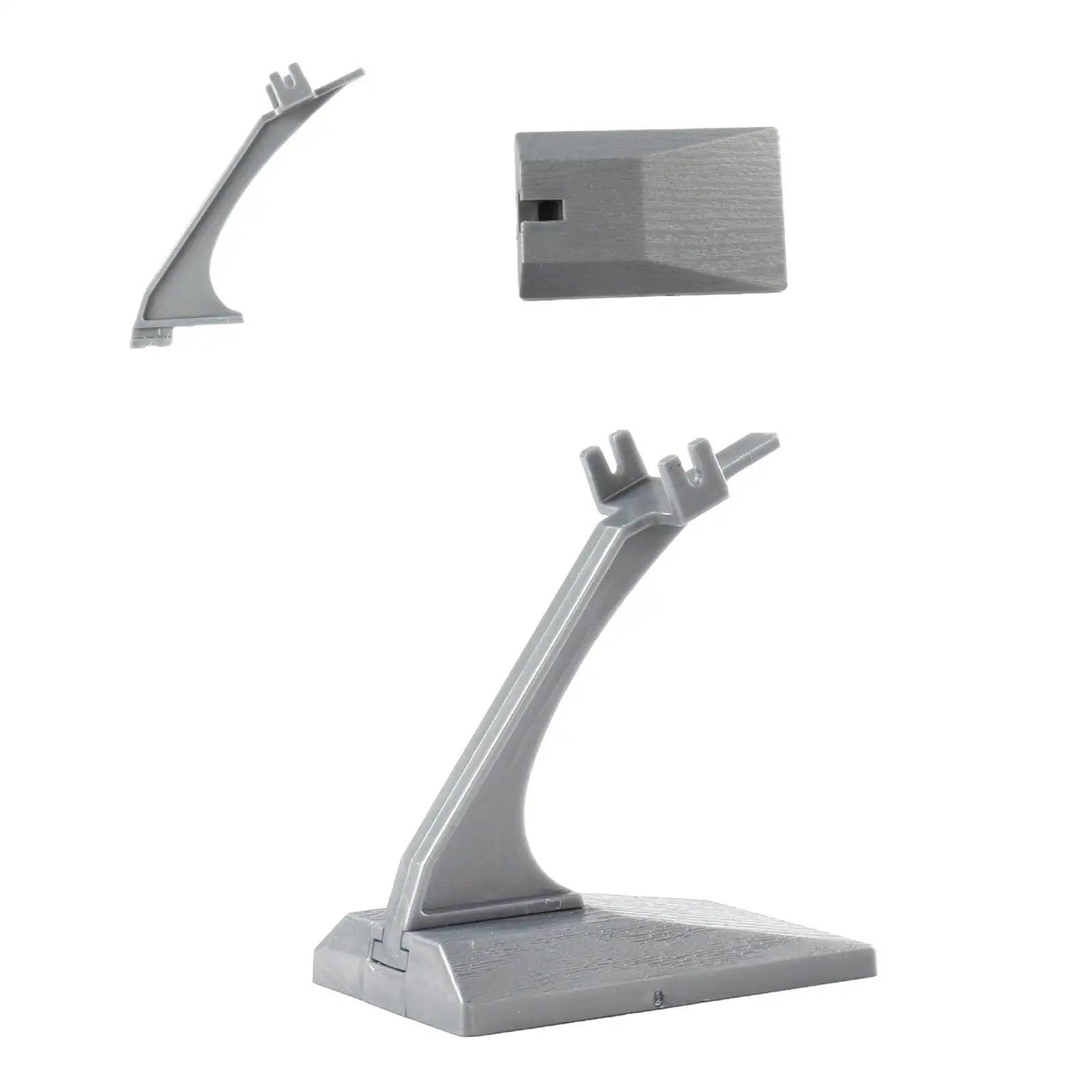 Model Plane Display Stand Portable Gray Universal Aircraft Model Holder for Home Tabletop Decor