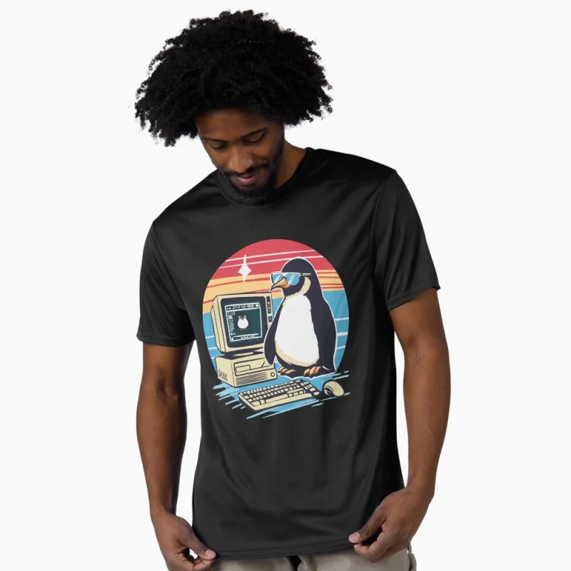 Linux Penguin Tech 0416 Funny Command Humor Developer Gift t shirt for Software Engineer Graphic clothes All size Tops S-6XL