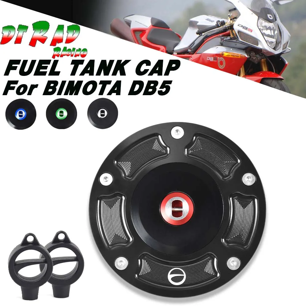 

For BIMOTA DB5 CNC Aluminum Lockable Anti-Theft Fuel Tank Cap With Key Gasoline Fast Plug Cover Motorcycle Tuning Accessories