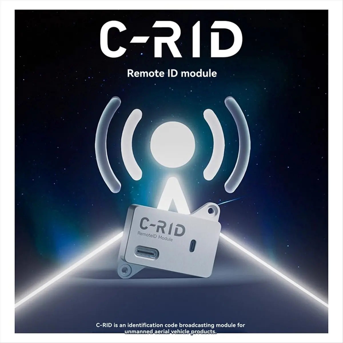 DT2398 Mon.C-RID Remote ID Module 2.4GHz WiFi Long Range FPV Drones Identification Code Broadcasting Module