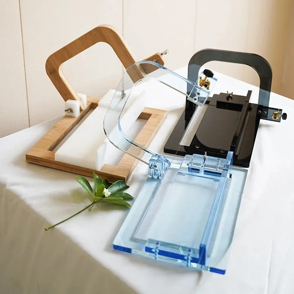 

Cutter Simple Acrylic Soap Cutting Mold Multi-Color Handmade Bar Soap Cutting Repairing Edger Mold