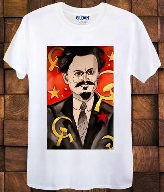 Poster Leon Trotsky Marxist Russia Soviet T Shirt Ideal Present Men S Ladies Top