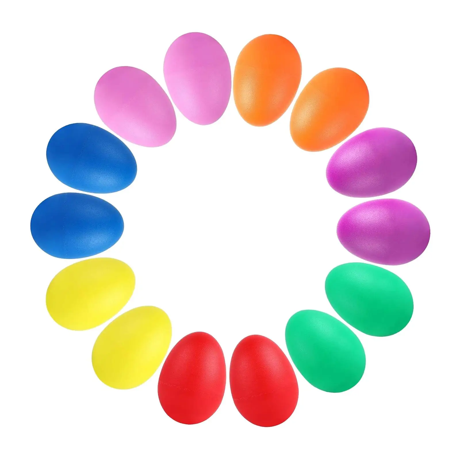 Egg Shakers Plastic Maracas Set Musical Instruments Classroom Learning Rhythm Toys Sensory Noise Makers for Child Practice