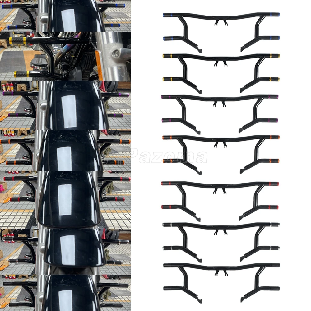 Barre de protection avant de moto, protection de moteur d'autoroute pour Harley Touring Electra Glide Street Glide Road Glide Street Glide Freewheeler