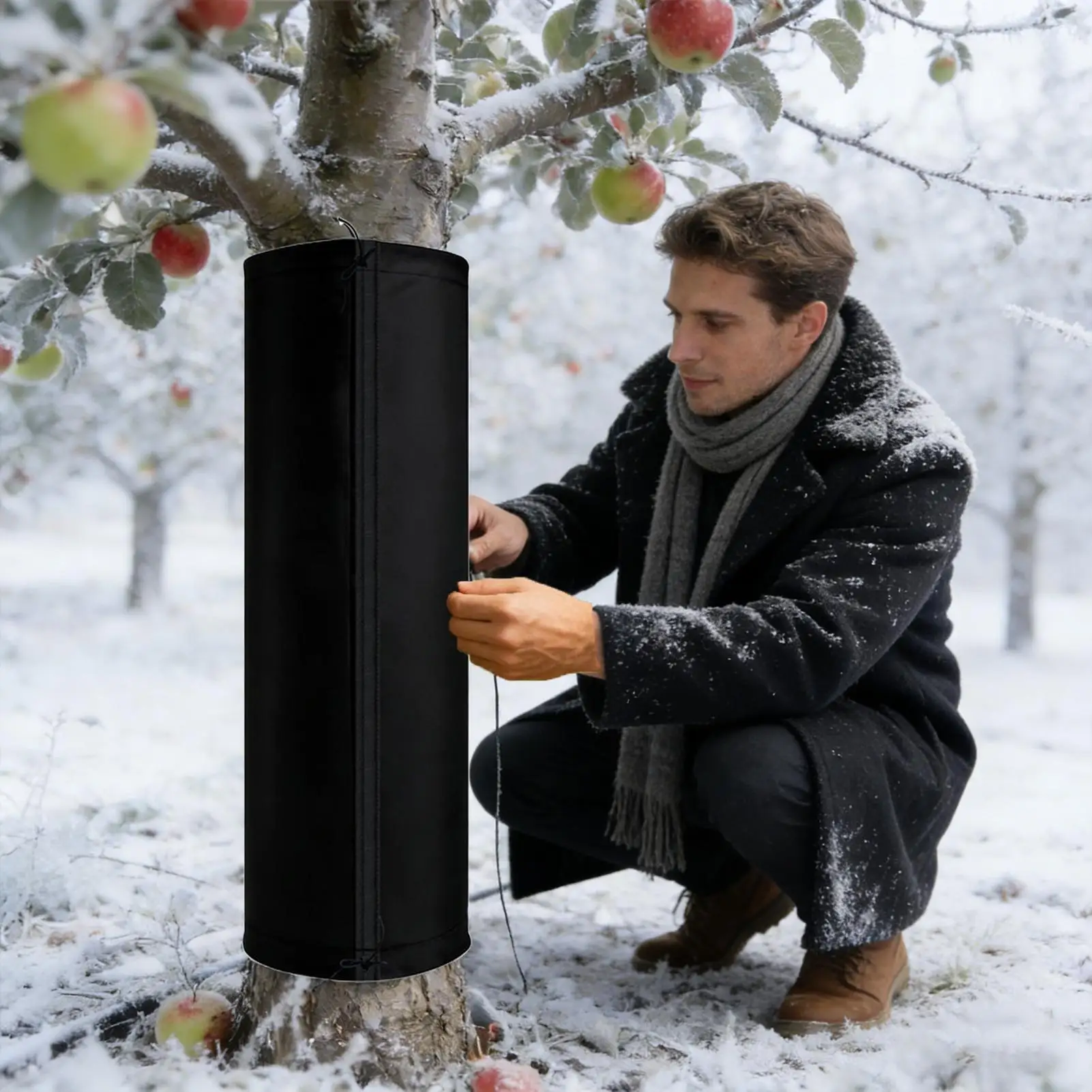 Tree Guards Trunk Protector Self-Adhesive Freeze Protection Outdoor Plant Frost Protection Covers For Winter Cold Weather Frost
