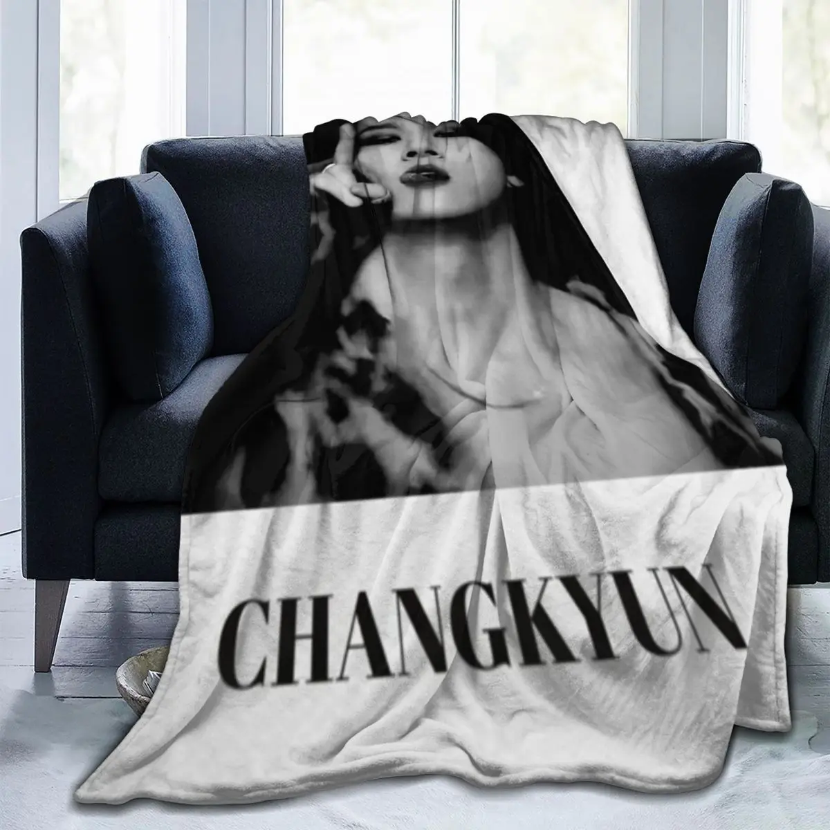 Throw Blanket Changkyun I.M Micro Fleece Blanket Four Sizes Modern Comfortable For Bedroom Nice Gift