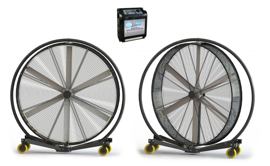 37inch Permanent Magnet DC Brushless Oscillating fan for Industrial plant and Warehouse