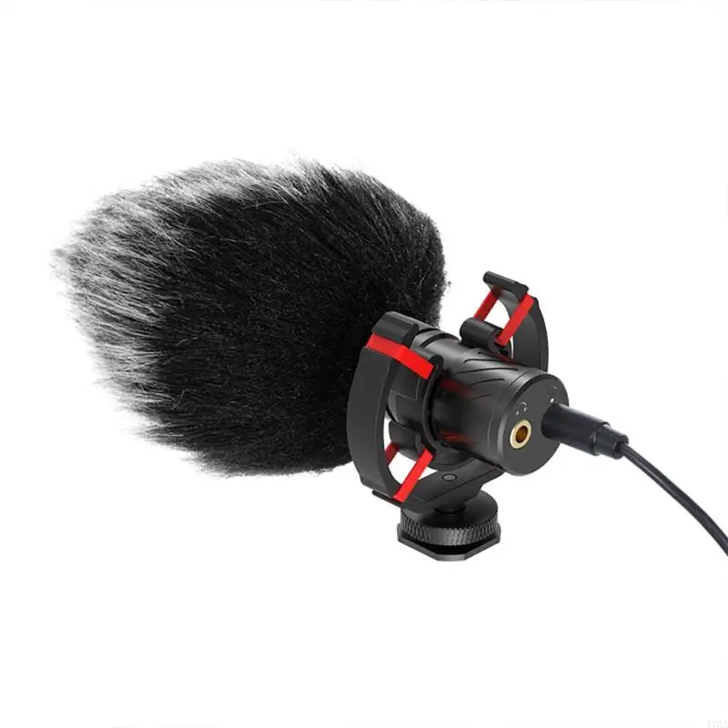 

77HA Condenser Handheld Microphone with Microphone Grip Handle Cardioid Pickup for Smart Noise Cancelling Sensitivity Mic
