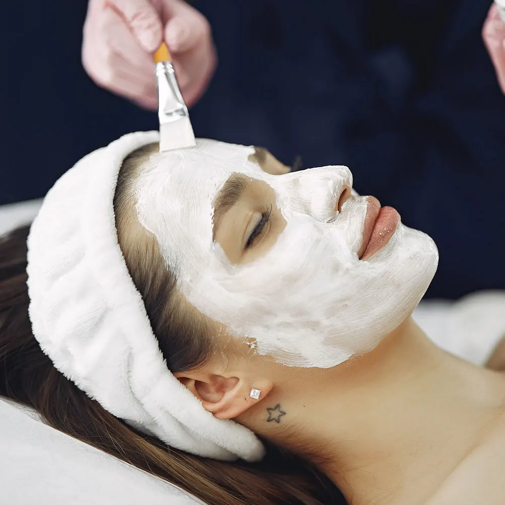 

1Set Professional Facial Mask Mixing Bowl Set Natural Wood Material Non Slip Design for Essential Oils Lotions DIY Beauty