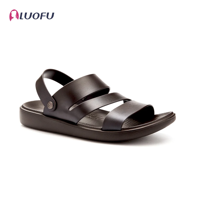 

LUOFU Men's Summer Minimaliste Non-slip Casual Sandals Flat Toe Open Sandals For Indoor Outdoor Travel , Summer