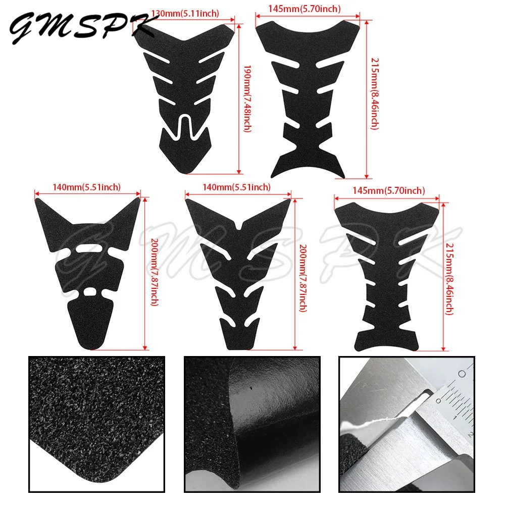 Motorcycle Fuel Tank Pad Protector Sticker Fit for Yamaha MT 03 07 09 FZ1 FZ6 Kawasaki Z750 Honda CBR 600 900 Suzuki GSR GSX-R