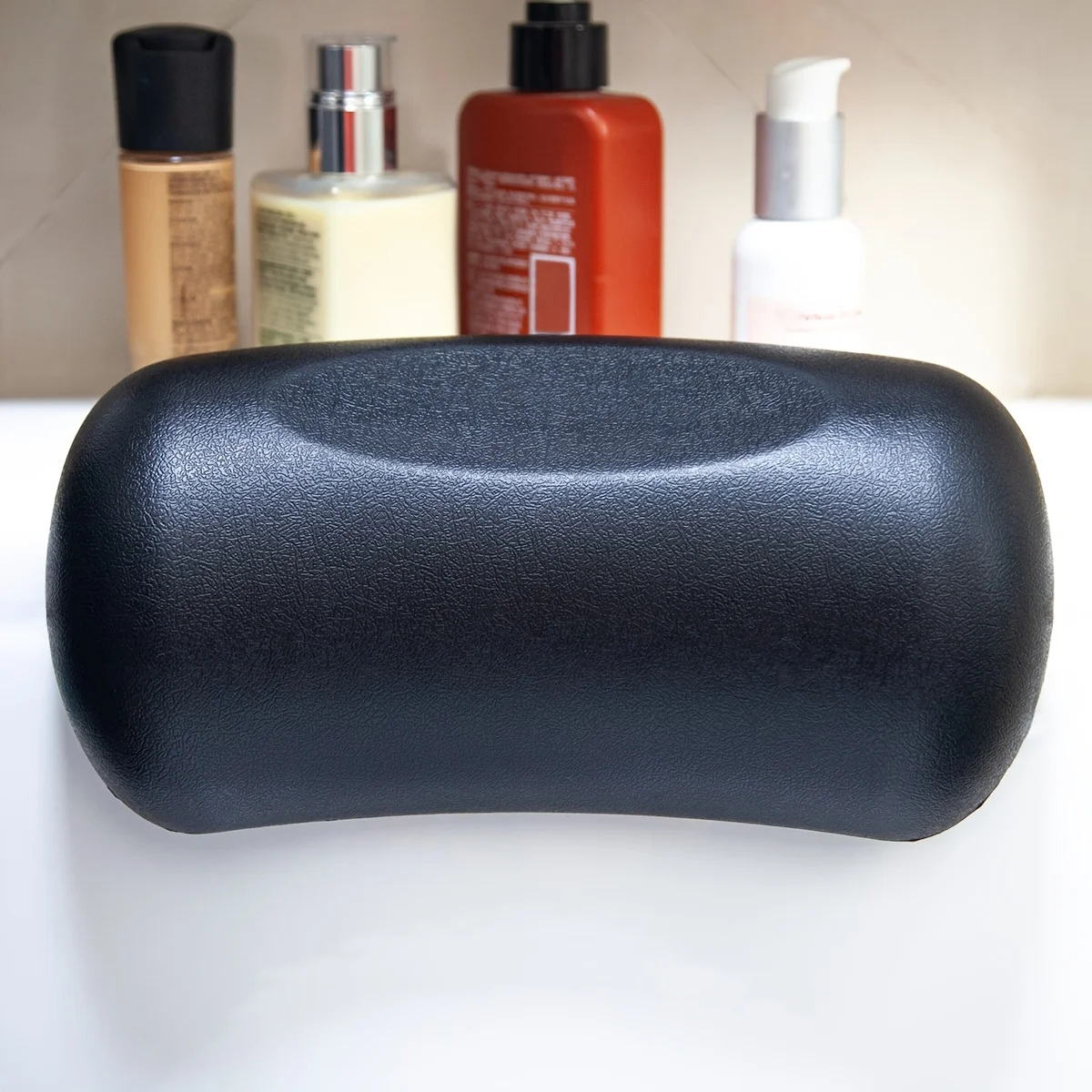 

Luxury Bathtub Pillow - Soft Neck & Back Support - Non-Slip Suction Cups - Quick Dry - Spa Bath Accessories