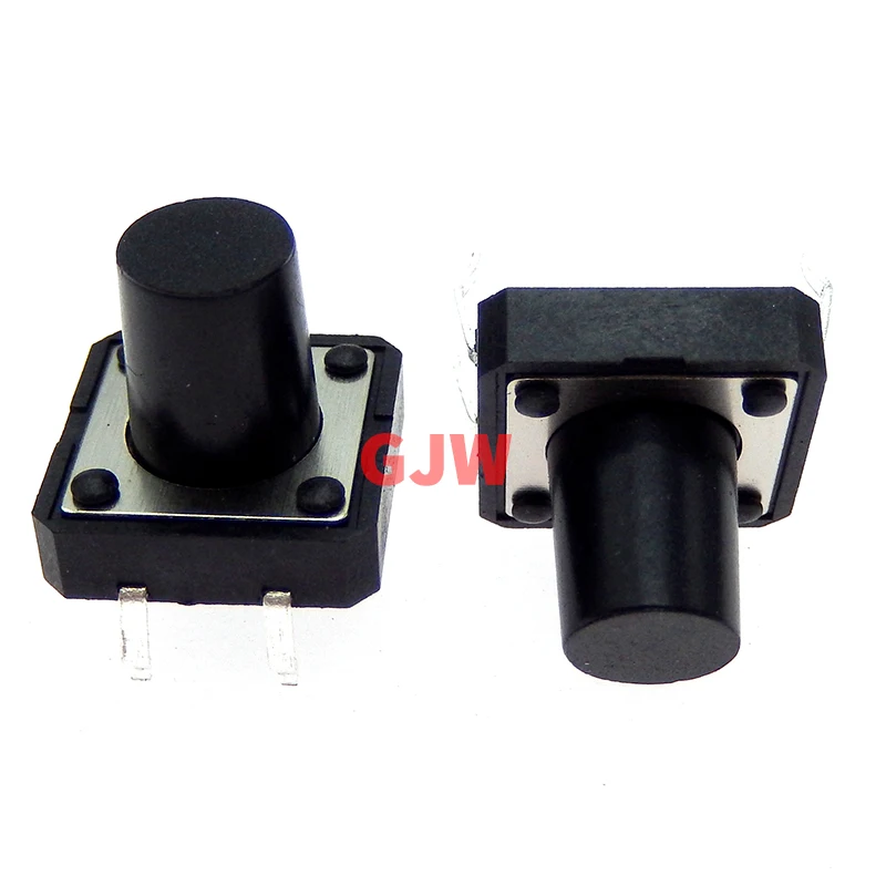 

20PCS 12X12x11mm 4PIN dip TACT push button switch Micro key power tactile switches 12x12x11 12*12*11MM Light touch