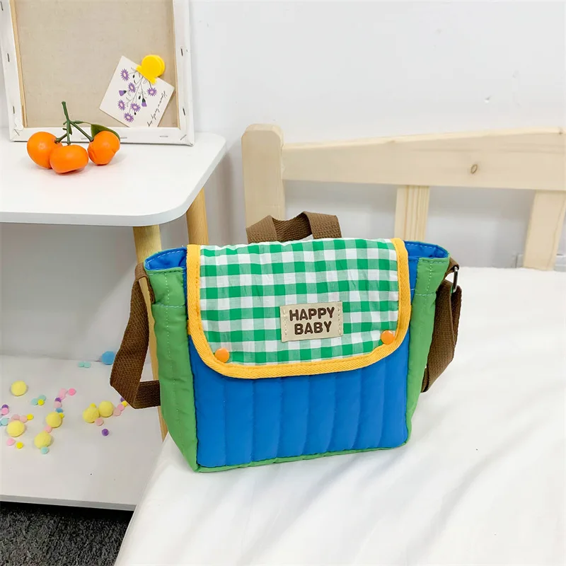 Kindertassen Voor Meisjes En Jongens Koreaanse Stijl Nieuwe Modieuze Patchwork Kids Kleuterschool Kleine Schooltas Casual Eenvoudige Rugzakken