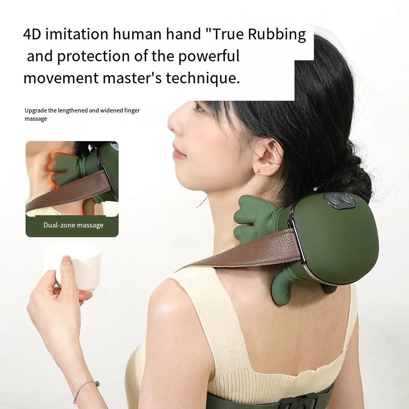 Electric Neck And Shoulder Muscle Massager Electric Kneading Neck Deep Massage Muscles Massage Pillow Relax Neck Waist Leg Body