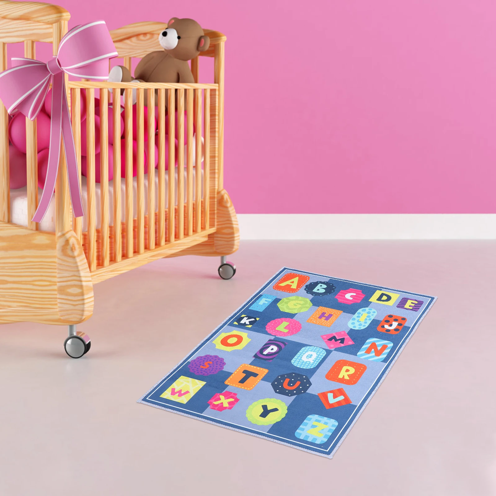 

Hopscotch Mats Children Game Rug Kids Playing Carpet Decorative Room Nursery Living Area Soft Comfortable Large Size