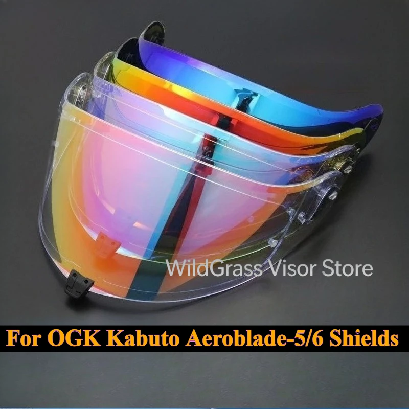 

for OGK Kabuto Aeroblade-5/6 Shields Replacement Windshield F-17 Lens Capacete De Moto Accessories Full Face Helmet Visor