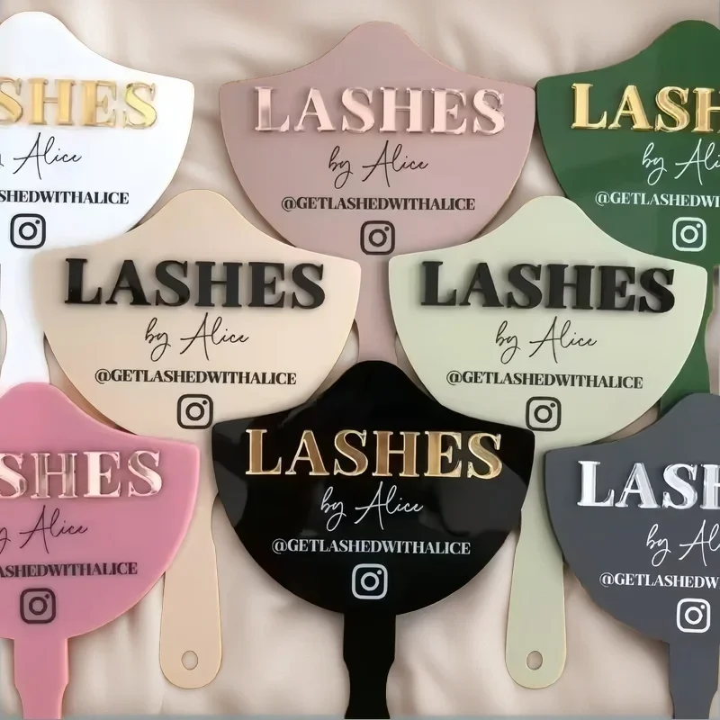 Lash Artist Social Media Face Prop Estetica personalizzata Segno Lash Sign Salon Decor