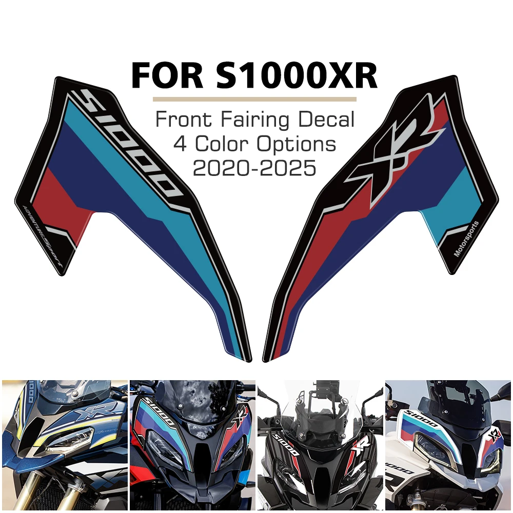 For BMW S1000XR  S 1000 XR 2020-2025 Front Fairing Decals Motorcycle Headstock Stickers 4 Color Options Waterproof Graphics