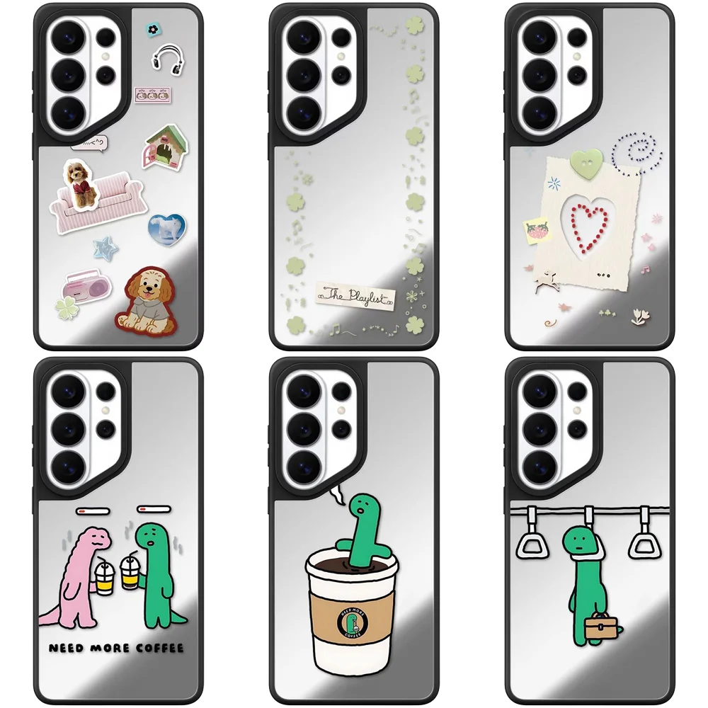 6070356 Mirror Magnetic Case: Compatible with Samsung Galaxy S23 U S24U S25 S26 Ultra S25+ S26 Plus Shell