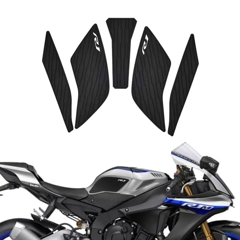 

For Yamaha r1 r 1 yzf r1 r1m 2015 2016 2020 2021 Protector Anti slip Tank Pad Sticker Gas Knee Grip Traction Side Pad 3M Decal