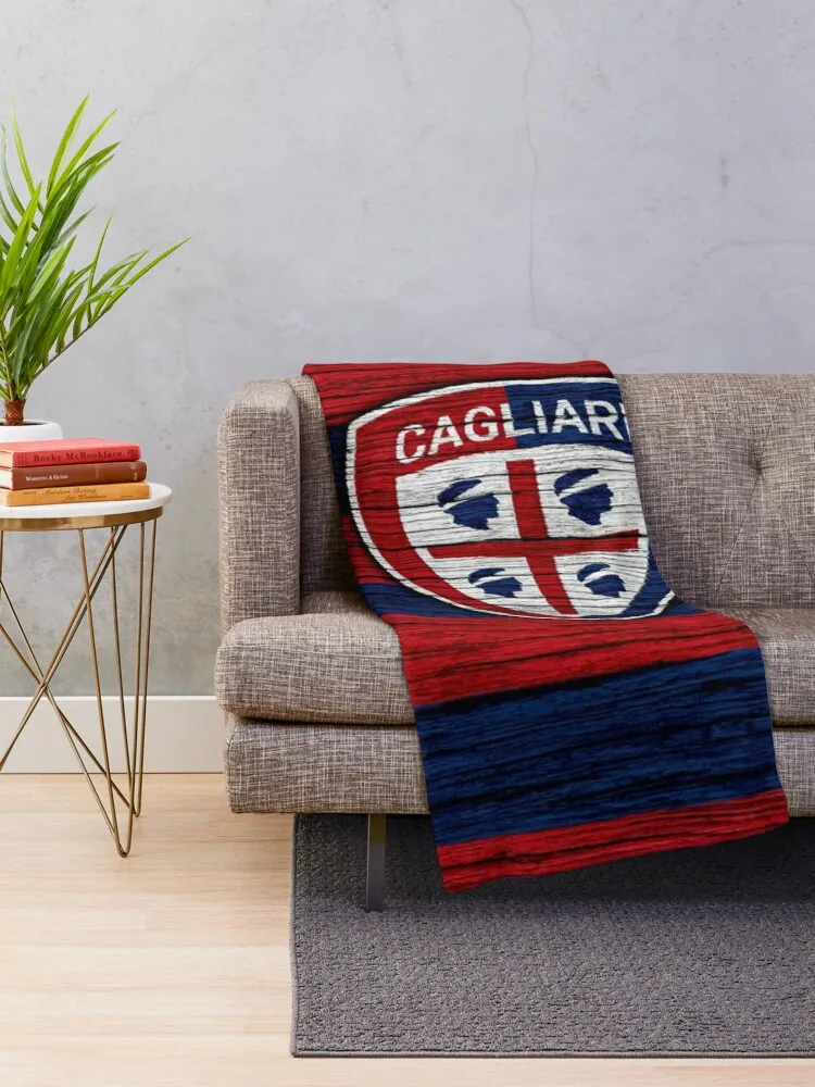 Cagliari Calcio Throw Blanket For Sofa Thin For Decorative Sofa christmas decoration Blankets