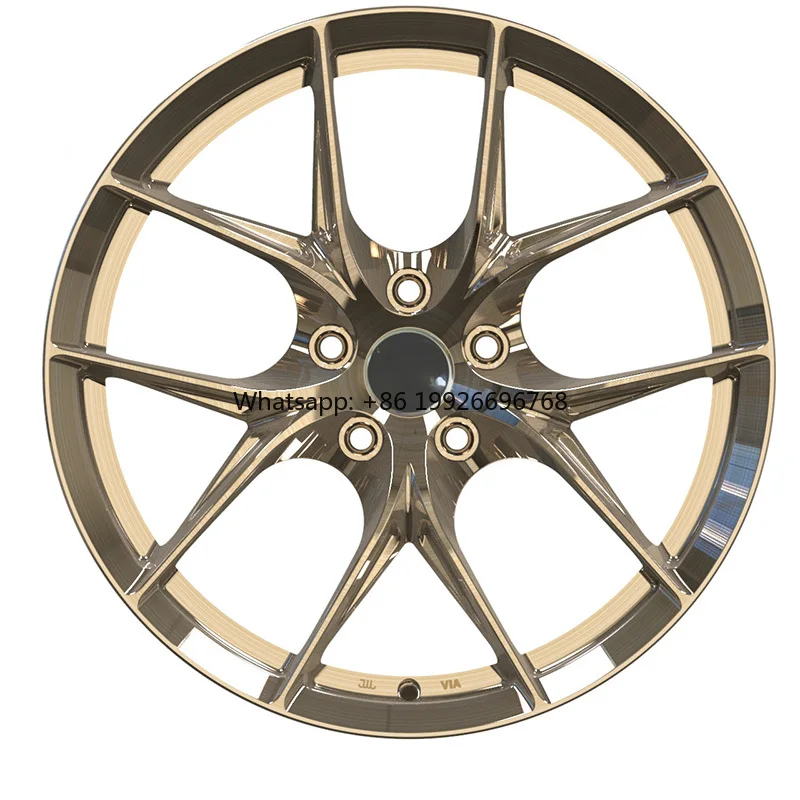 

Hot Selling 17 18 19 2126 Inch Brushed Bronze Forged Alloy Wheel 5x120 5x139.7 Fit Universal Passenger Car