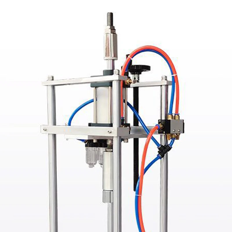 空気圧デスクトップオイルボトルキャップキャッピングマシンエッセンシャルボトルビールボトルキャッピングマシンソーダボトルキャップキャッピングマシン