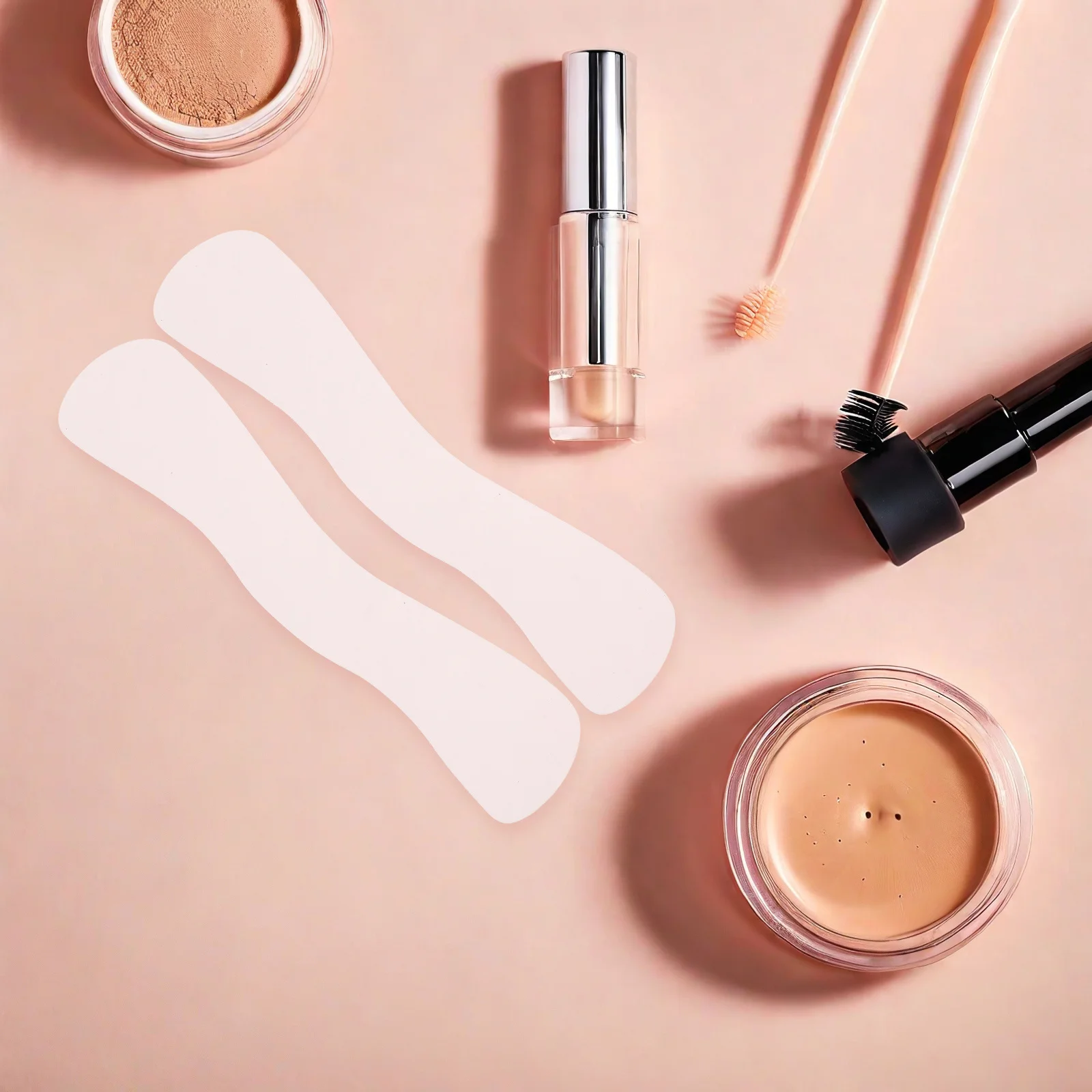 4 قطعة منصات رمش سيليكون قابلة لإعادة الاستخدام الجبين التصحيح ل رمش تمديد لاش عزل اكسسوارات كاذبة لاش حامل أدوات #1