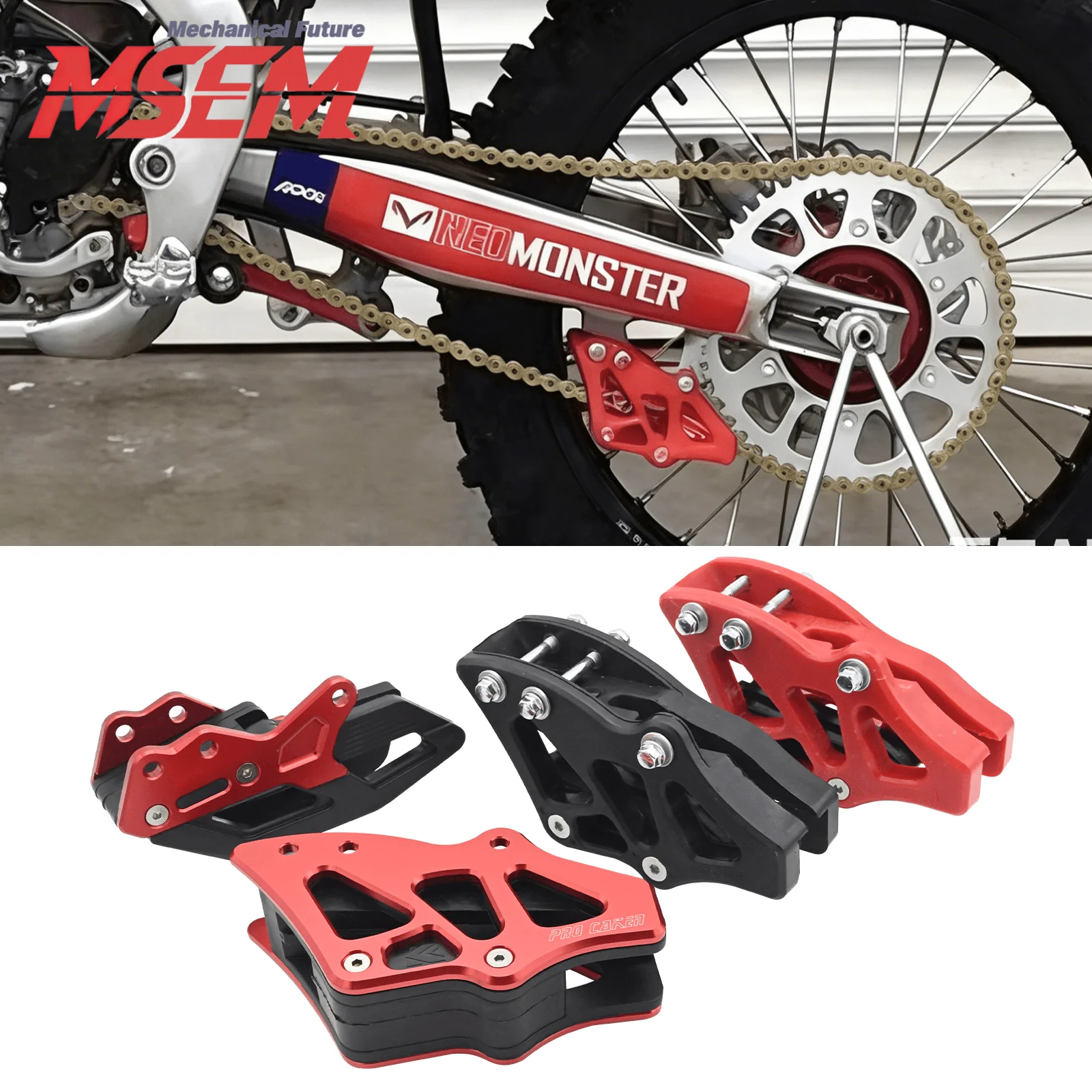 

For Honda CR125 CR250 2005-2007 CRF250R CRF450R 2005-2023 CRF450X 2005-2007 CRF250RX CRF450RX Motorcycle Rear Chain Guide Guard