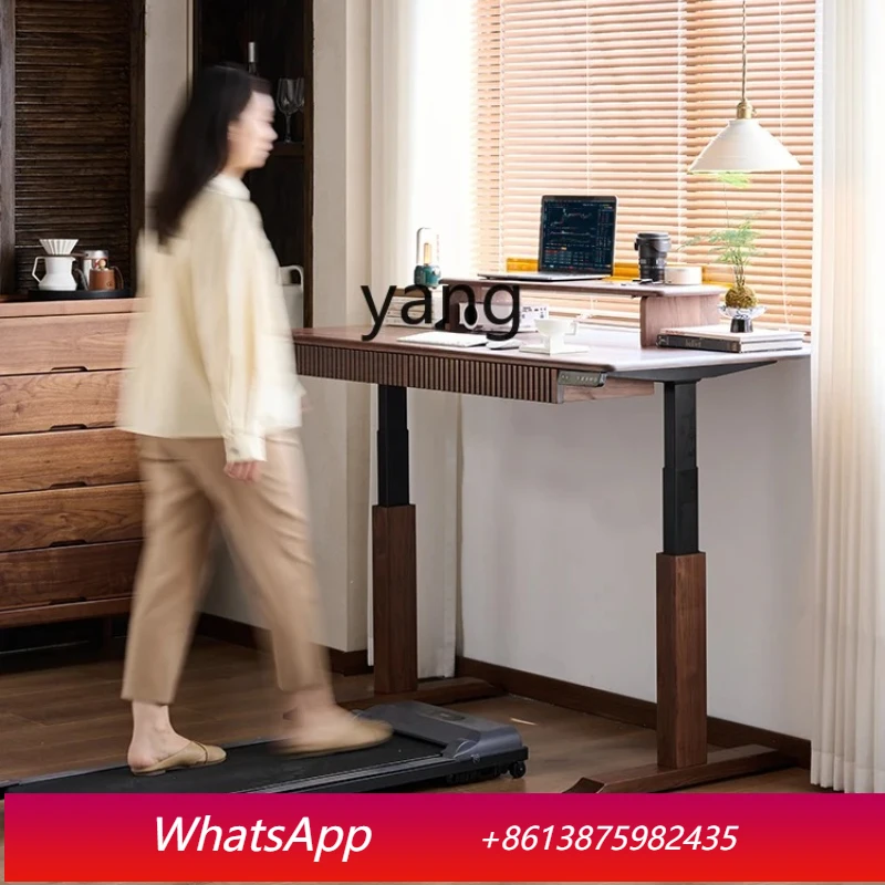LM Electric Multifunctional Solid Wood Desk Computer Desk Intelligent Dual Motor Desk