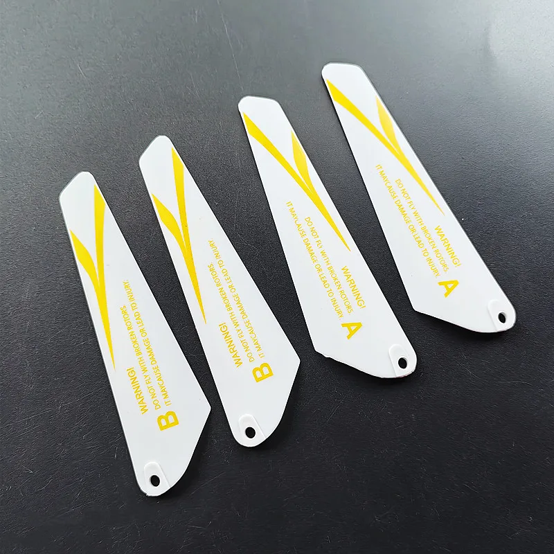 4Pcs 9CM Spare Blades Fans For R/c Mini Helicopter CH002 CH023 Drone Copter Spare Parts Accessories RC Toy Parts