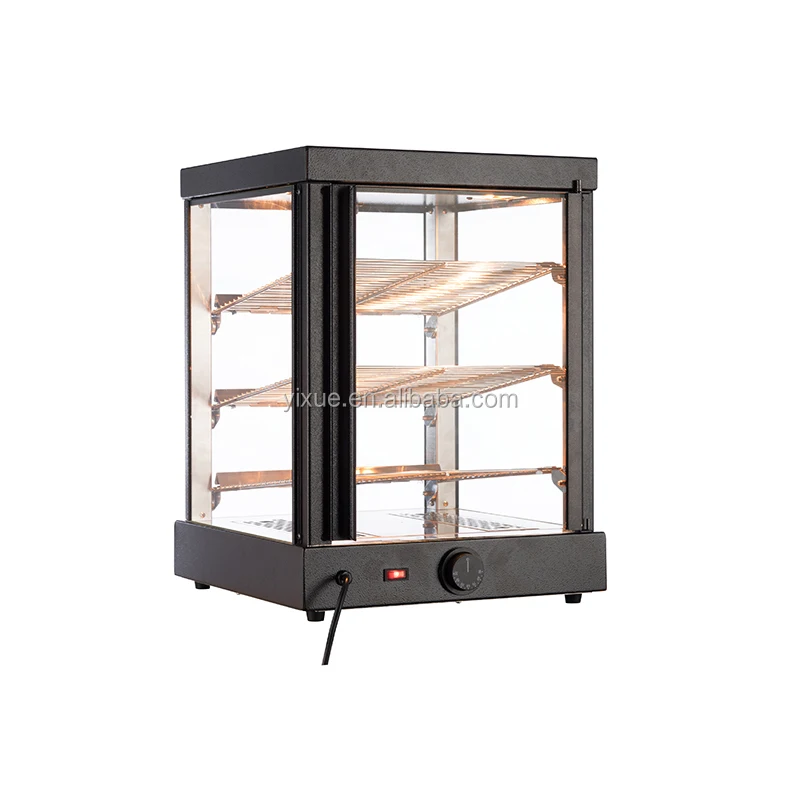 Table top bakery showcase Pizza hot food insulation warmer cabinet Food warming cabinet