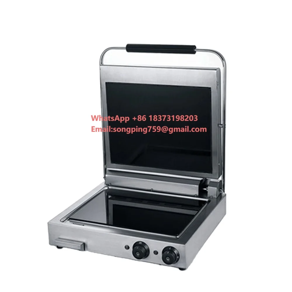 

Top Selling Industrial Commercial Electric Panini Sandwich Grill 100% Non-Stick Ceramic 220v UK Plug for BBQ