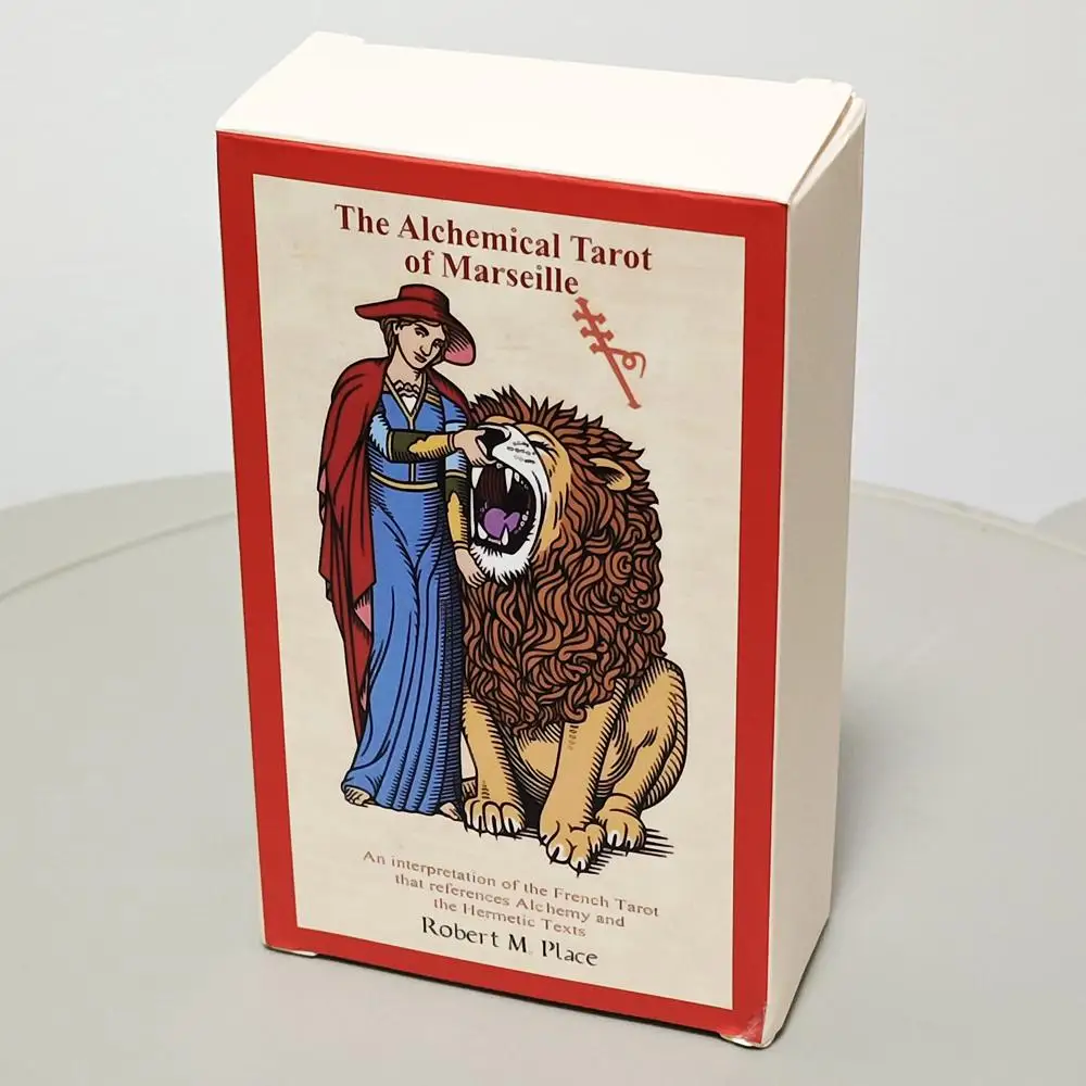 The Alchemical Tarot of Marseille 12*7cm, An Interpretation of The French Tarot That References Alchemy 78 Pcs Tarot Cards